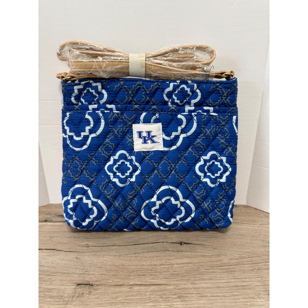 The Honour Society University of Kentucky Wildcats Quilted Crossbody Bag NEW